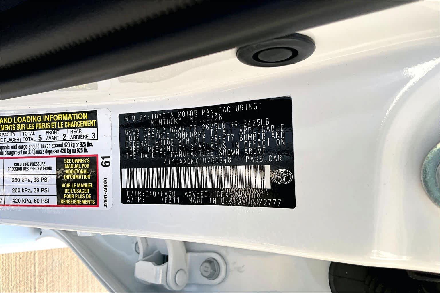 Used 2026 Toyota Camry LE w/ Convenience Package FWD image 33