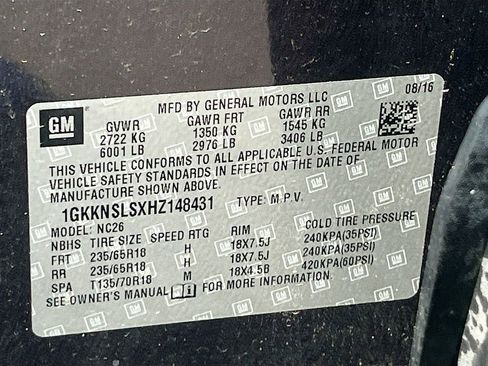 Used 2017 GMC Acadia SLE AWD/4WD image 34