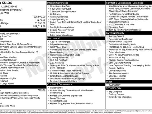 Used 2024 Kia K5 LXS image 2
