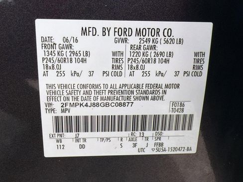 Used 2016 Ford Edge SEL AWD/4WD image 18