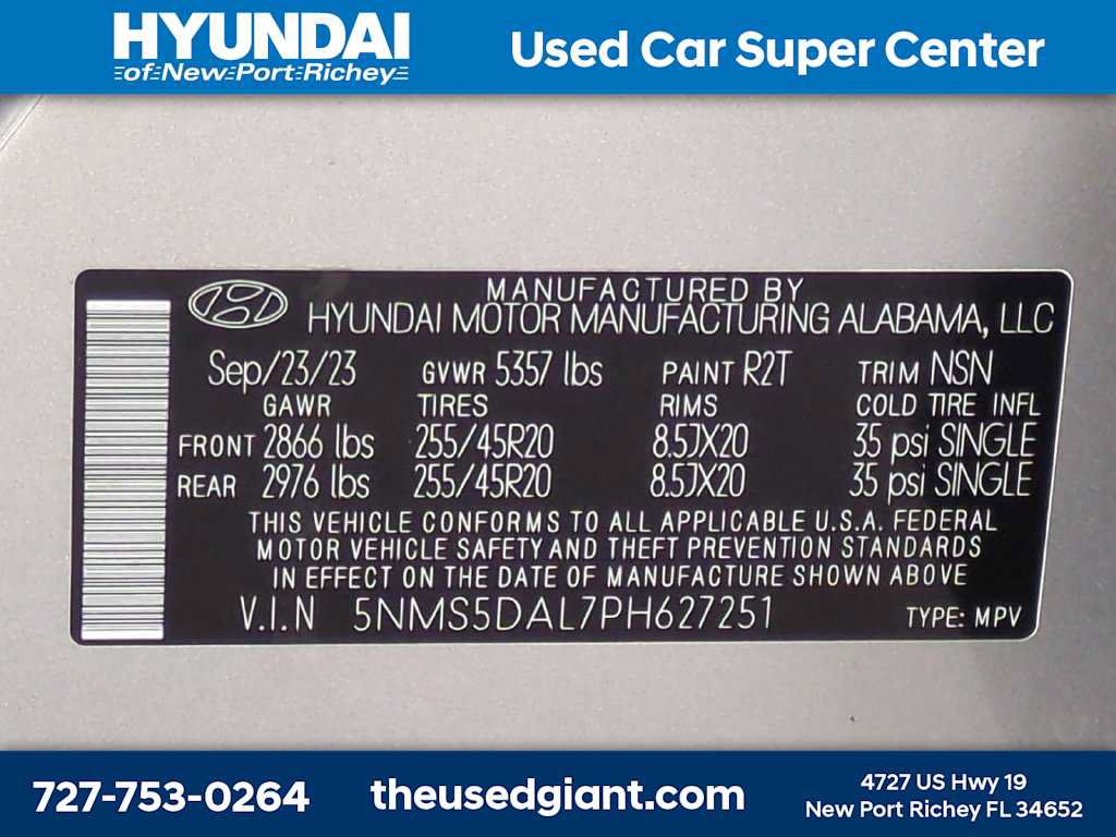 Certified 2023 Hyundai Santa Fe Calligraphy AWD/4WD image 35
