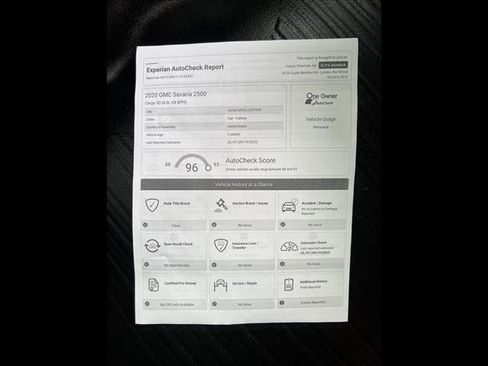 Used 2020 GMC Savana 2500 w/ Driver Convenience Package image 15