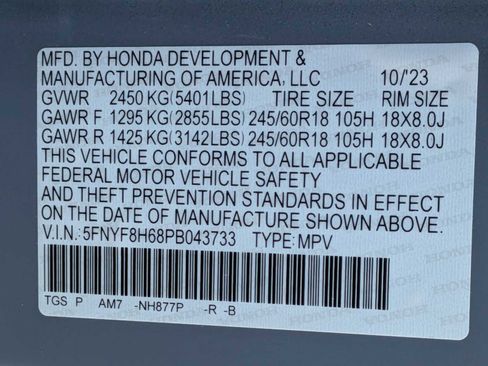 Certified 2023 Honda Passport TrailSport image 29