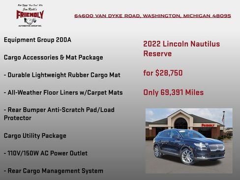 Used 2022 Lincoln Nautilus Reserve image 5