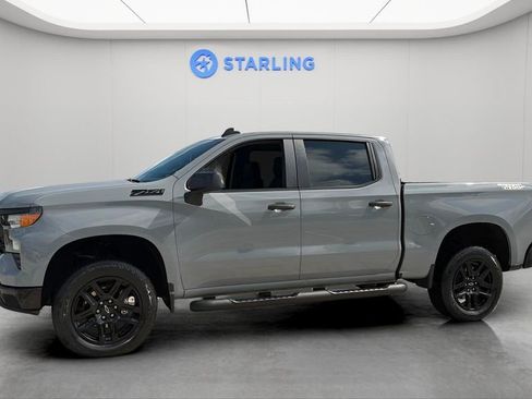 Certified 2025 Chevrolet Silverado 1500 Custom Trail Boss w/ Turbomax Blackout Package AWD/4WD image 2