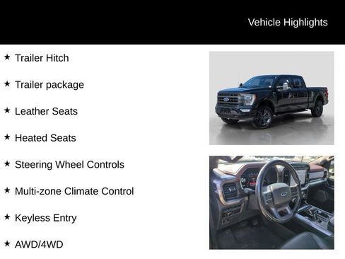 Used 2023 Ford F150 Lariat w/ Equipment Group 502A High image 21