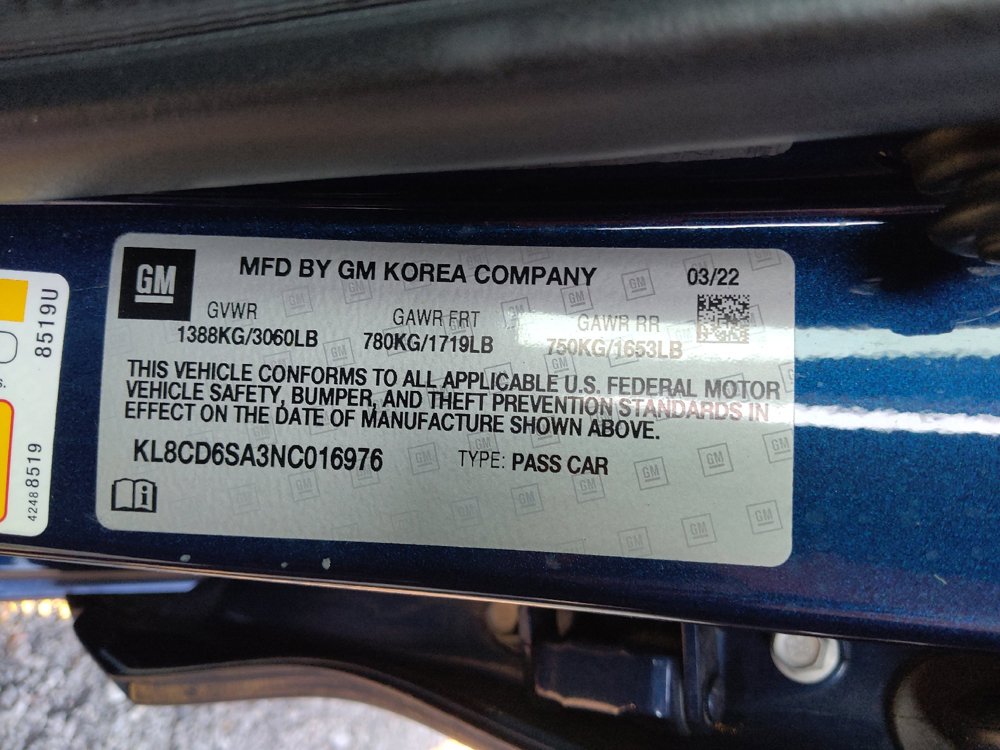 Used 2022 Chevrolet Spark LT FWD image 33