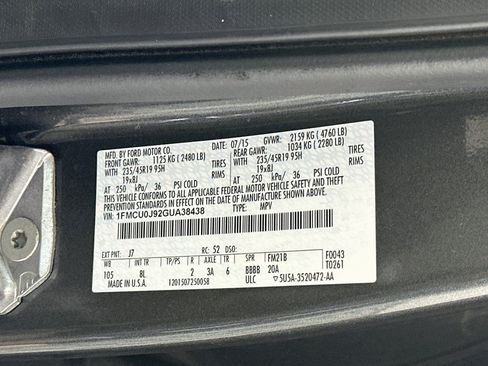 Used 2016 Ford Escape Titanium w/ Equipment Group 301A FWD image 12