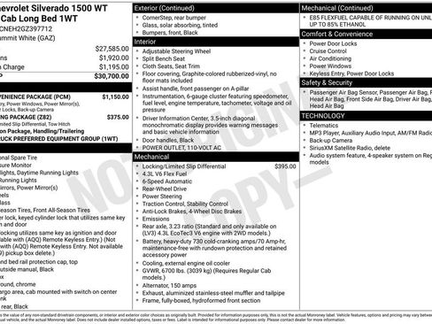 Used 2016 Chevrolet Silverado 1500 W/T w/ WT Convenience Package RWD image 11