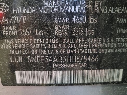 Used 2017 Hyundai Sonata Limited 2.0T w/ Cargo Package FWD image 33