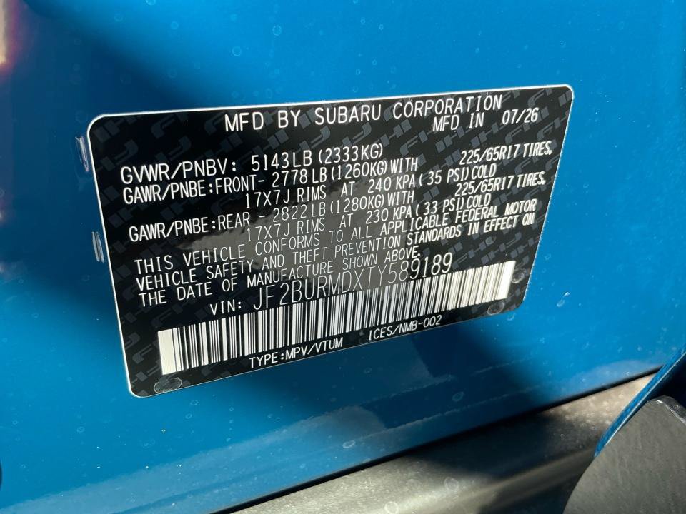 New 2026 Subaru Outback Wilderness AWD/4WD image 35