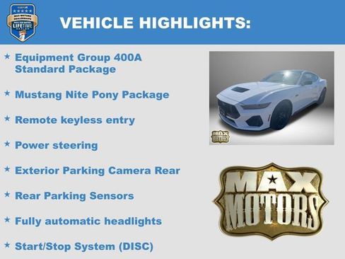 Used 2024 Ford Mustang GT Premium w/ Mustang Nite Pony Package image 6