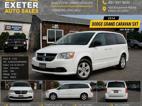 Used 2014 Dodge Grand Caravan SXT w/ Rear Park Assist Package FWD image 1