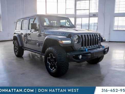 Used 2021 Jeep Wrangler Unlimited Rubicon 4xe w/ Steel Bumper Group image 30