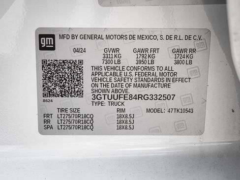 Used 2024 GMC Sierra 1500 AT4X AWD/4WD image 37