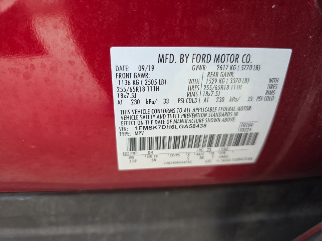 Used 2020 Ford Explorer XLT w/ Equipment Group 202A RWD image 36