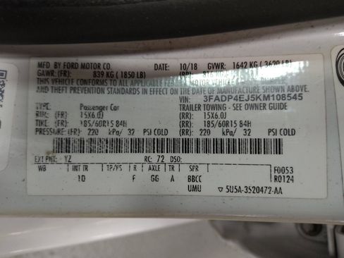 Used 2019 Ford Fiesta SE FWD image 33