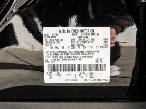 Used 2021 Ford Explorer XLT w/ Equipment Group 202A image 52