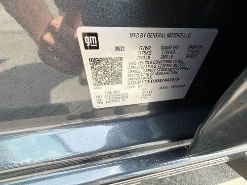 Certified 2021 Chevrolet Silverado 1500 LT Trail Boss w/ Bed Protection Package AWD/4WD image 34