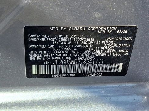 New 2026 Subaru Crosstrek 2.5i Limited AWD/4WD image 12
