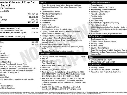 Used 2016 Chevrolet Colorado LT w/ LT Convenience Package image 2