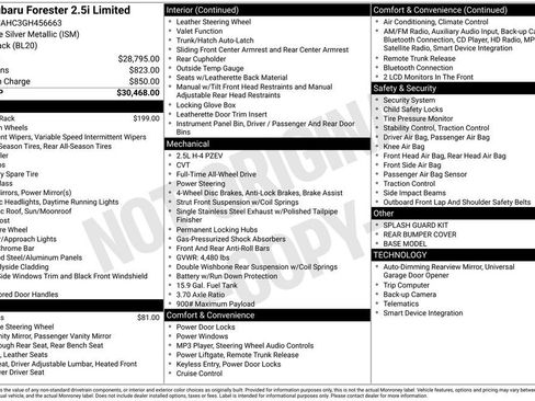 Used 2016 Subaru Forester 2.5i Limited image 13