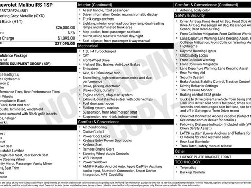 Used 2024 Chevrolet Malibu RS image 46