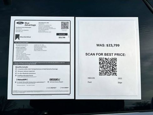 Used 2022 Ford Edge SEL w/ Sport Appearance Package AWD/4WD image 38