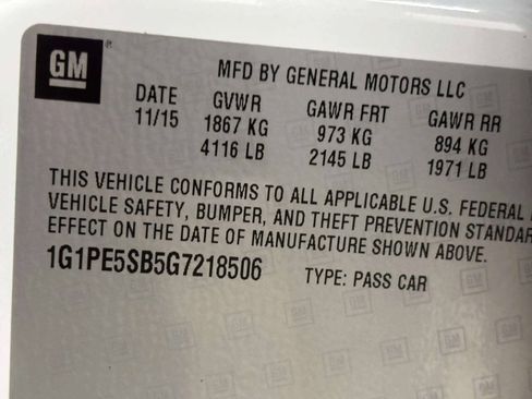 Used 2016 Chevrolet Cruze LT FWD image 33