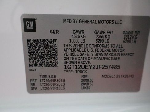 Used 2018 GMC Sierra 2500 Denali w/ Duramax Plus Package AWD/4WD image 86