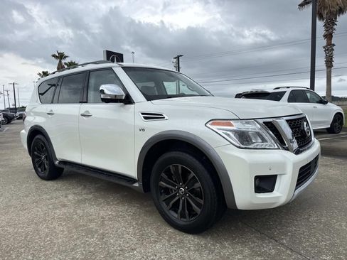 Used 2017 Nissan Armada Platinum w/ Captain Seat Package RWD image 3