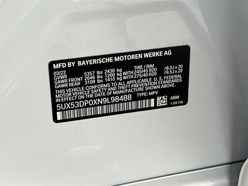 Used 2022 BMW X3 xDrive30i w/ M Sport Package 2 AWD/4WD image 35
