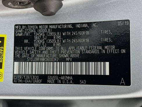 Used 2019 Toyota Highlander XLE image 32