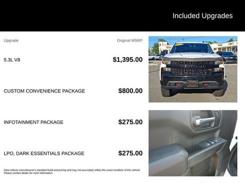 Used 2020 Chevrolet Silverado 1500 Custom Trail Boss w/ Custom Convenience Package AWD/4WD image 7