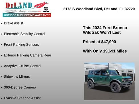 Used 2024 Ford Bronco Wildtrak AWD/4WD image 18