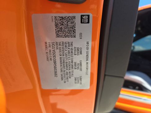 Used 2024 Chevrolet Corvette Z06 w/ Battery Protection Package RWD image 30