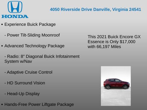 Used 2021 Buick Encore GX Essence w/ Advanced Technology Package image 12