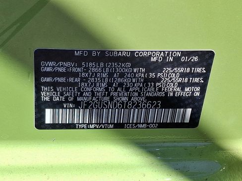 New 2026 Subaru Crosstrek 2.5i Limited AWD/4WD image 11