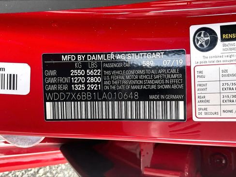 Certified 2020 Mercedes-Benz AMG GT 53 image 37