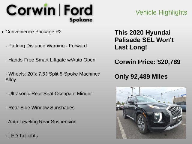 Used 2020 Hyundai Palisade SEL w/ Premium Package AWD/4WD image 12
