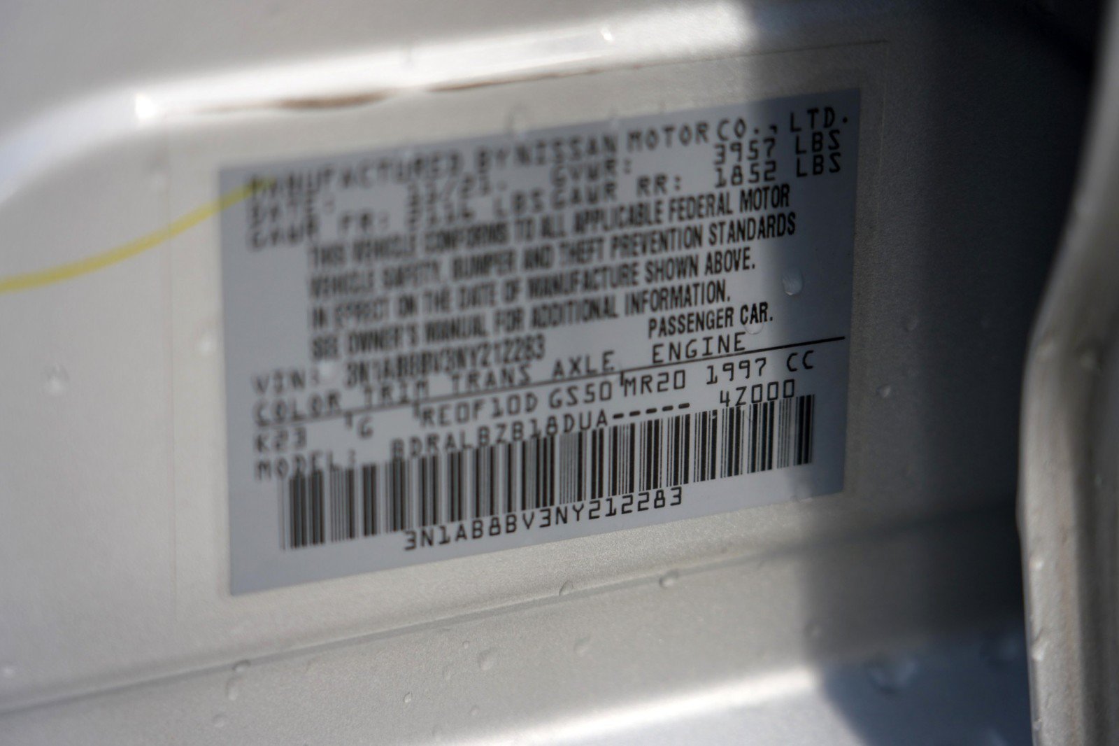 Used 2022 Nissan Sentra S w/ Trunk Package FWD image 38