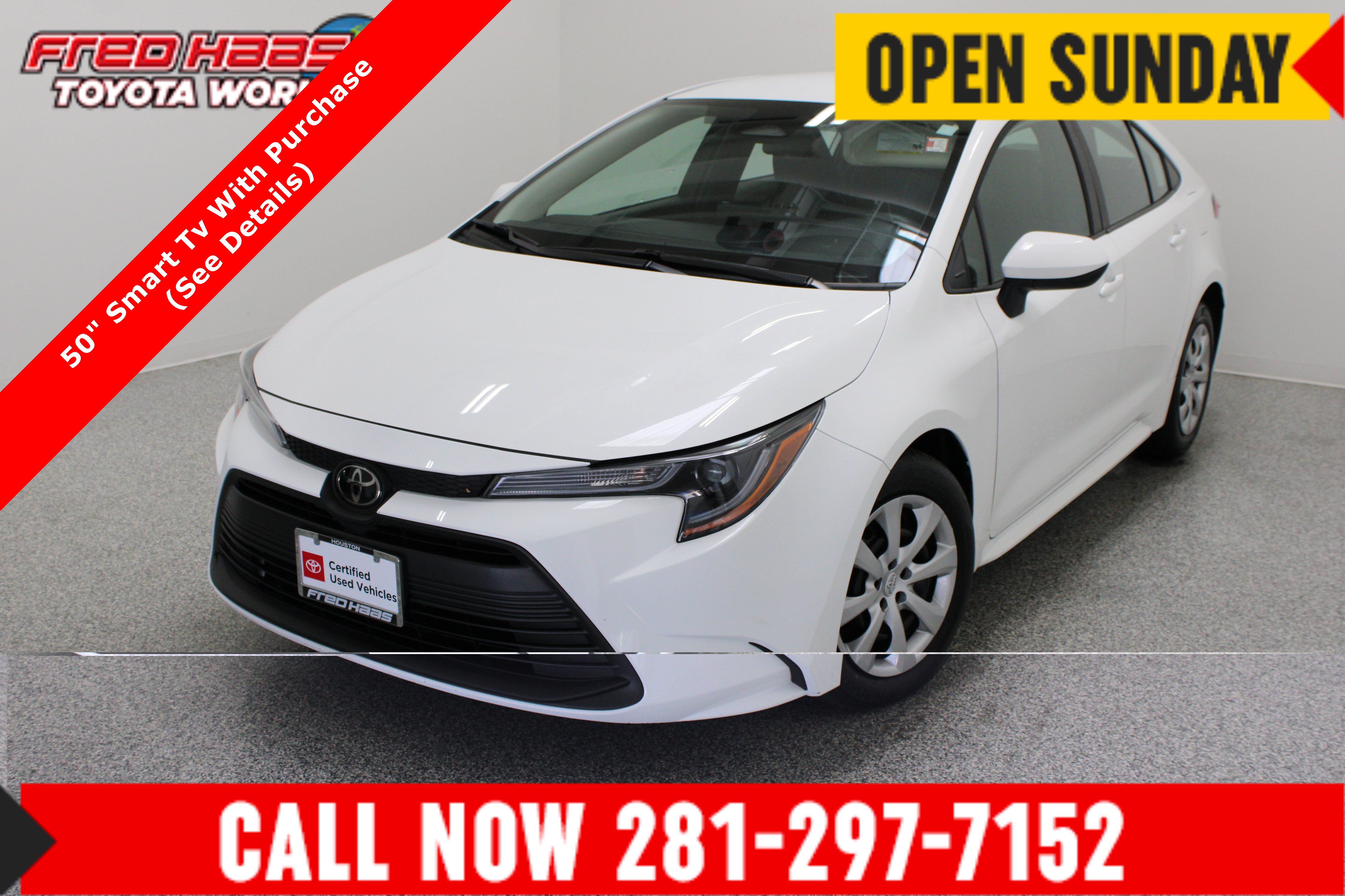 Certified 2025 Toyota Corolla LE FWD image 1