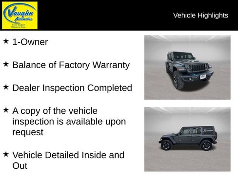 Used 2025 Jeep Wrangler Unlimited Rubicon 4xe w/ Safety Group image 2