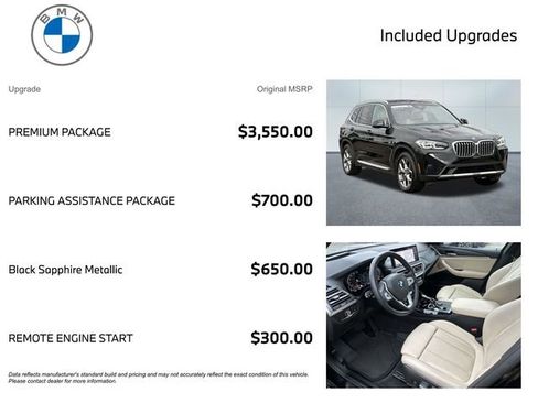 Certified 2024 BMW X3 xDrive30i w/ Premium Package image 3