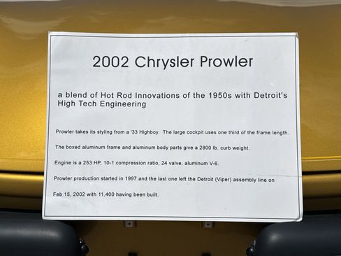 Used 2002 Chrysler Prowler image 36