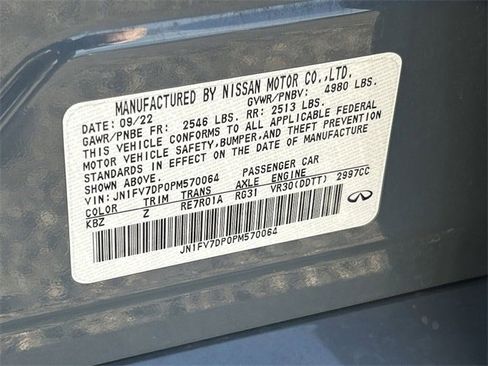 Certified 2023 INFINITI Q50 Red Sport 400 w/ Cargo Package image 34