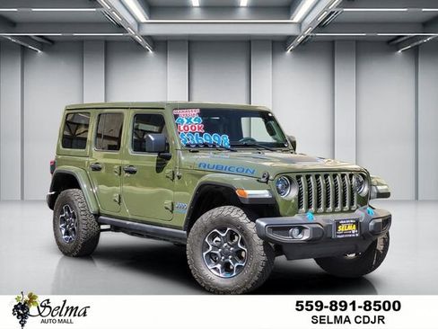 Used 2023 Jeep Wrangler Unlimited Rubicon 4xe AWD/4WD image 1