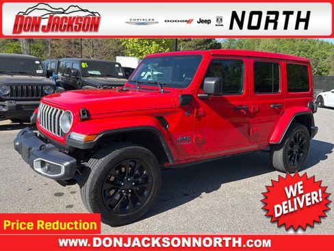 Used 2025 Jeep Wrangler Unlimited Sahara w/ Safety Group AWD/4WD image 1