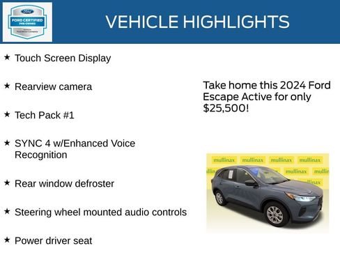 Used 2024 Ford Escape Active w/ Tech Pack #1 image 21
