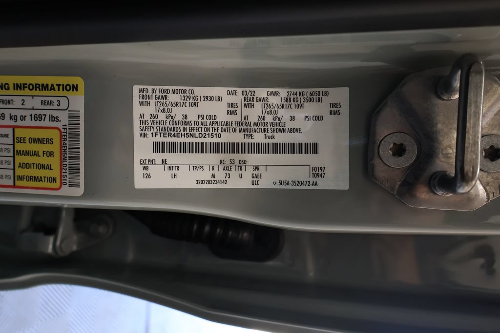 Used 2022 Ford Ranger XLT w/ Equipment Group 302A High RWD image 34